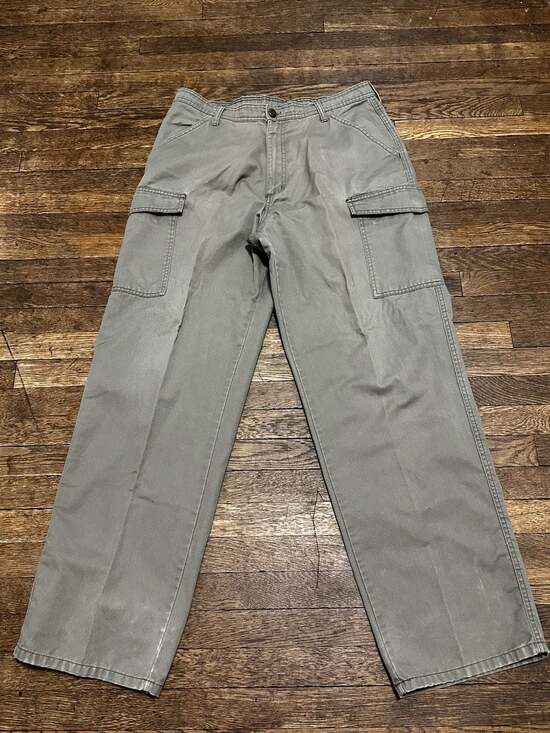 Vintage Polo Jeans Co. Ralph Lauren Sage Green Cargo Pants Size 34x32